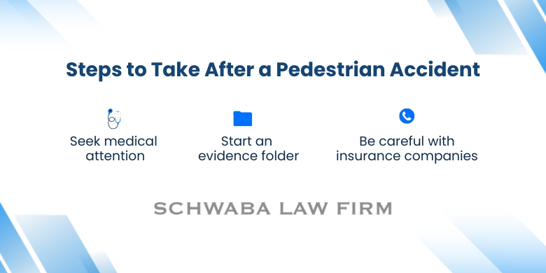 Steps to take after a pedestrian accident