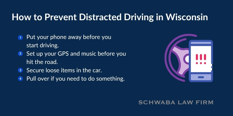 How to Prevent Distracted Driving in Wisconsin