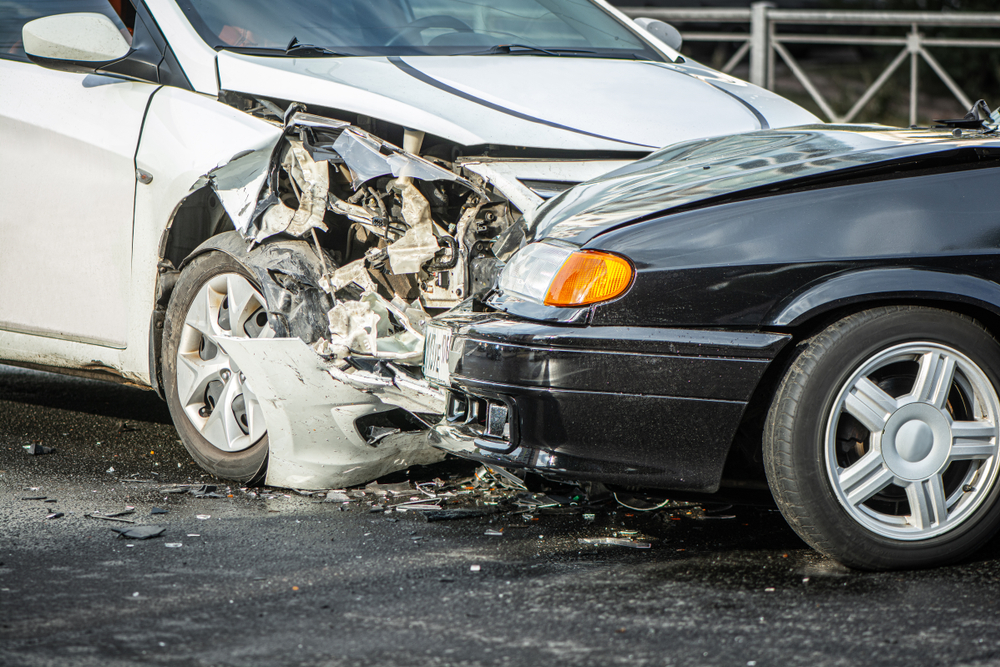 Vehicle,Crash:,Car,Accident,Between,Black,And,White,Auto